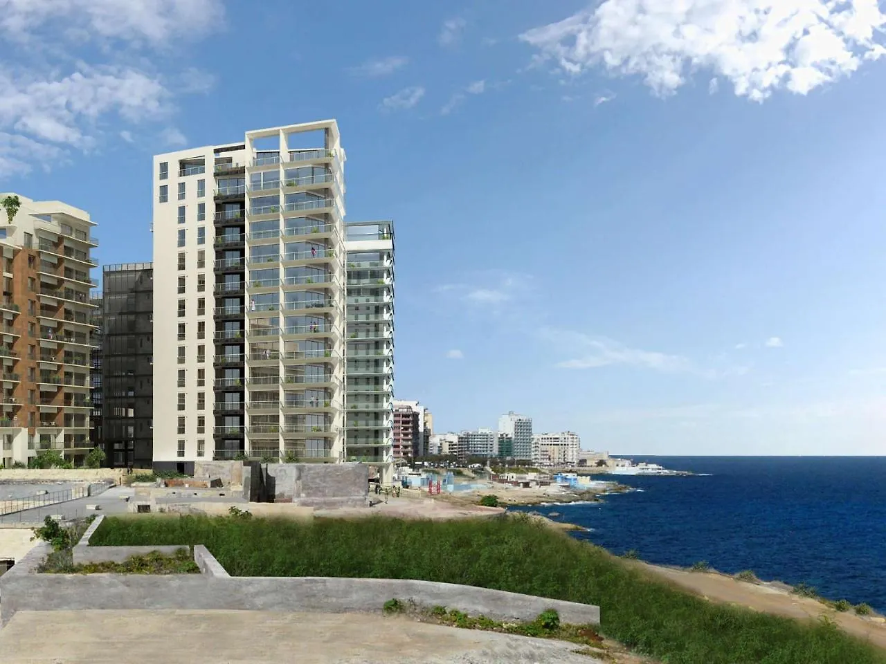 Luxury Apt With Side Seaviews And Pool, Best Location Sliema 0*,  Malta
